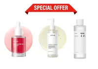 Anua 10% Niacinamide + 4% Tranexamic Acid Serum, Heartleaf Pore Control Cleansing Oil & 77 Soothing Toner - Hydrating, Calming, Pore Care, Blackhead Remover, Korean Skincare for Sensitive Skin