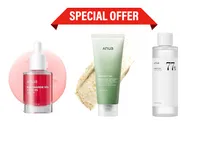 Anua 10% Niacinamide + 4% Tranexamic Acid Serum, Heartleaf Quercetinol Pore Deep Cleansing Foam & 77 Soothing Toner - Korean Skincare for Sensitive Skin, Hydrating, Calming, Brightening & Pore Care