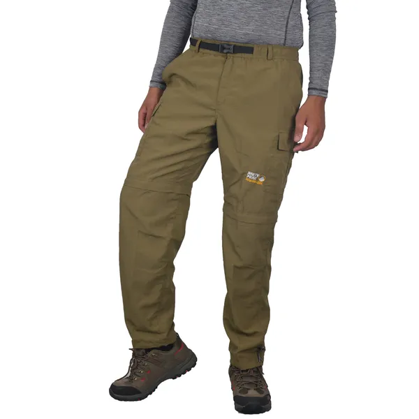 Solid Khaki Folding Outdoor, Hiking, and Trekking Trouser for Men