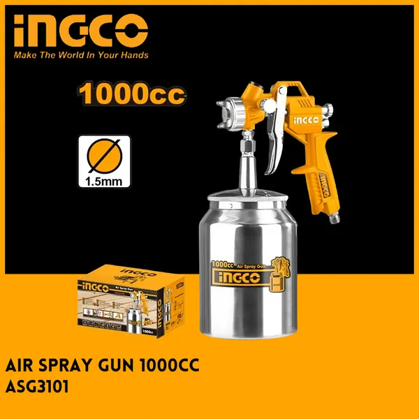 Ingco Air Spray Gun 1000cc ASG3101