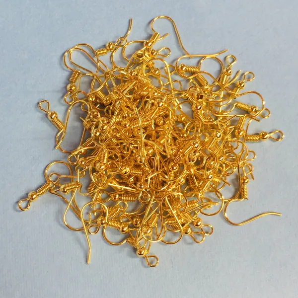 Gold & Silver Earring Hooks For Jewellery Making 60 GM