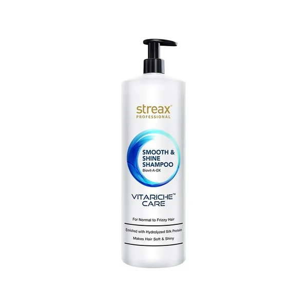 Streax Professional Vitariche Care Smooth & Shine Shampoo - 1500ml