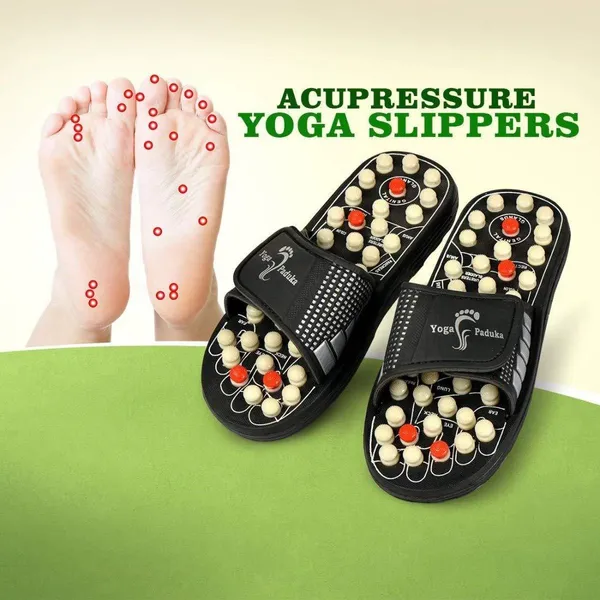 Acupressure Sandle, Foot Spring Acupressure And Magnetic Therapy Massage Slipper