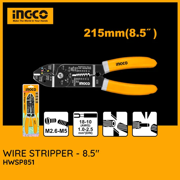 Ingco Wire Stripper 215mm HWSP851