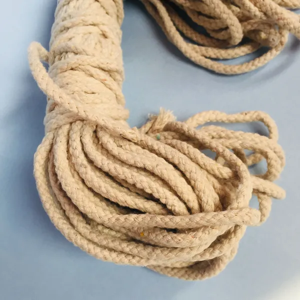 6mm Braided Macrame Cotton Rope - 30 Meter