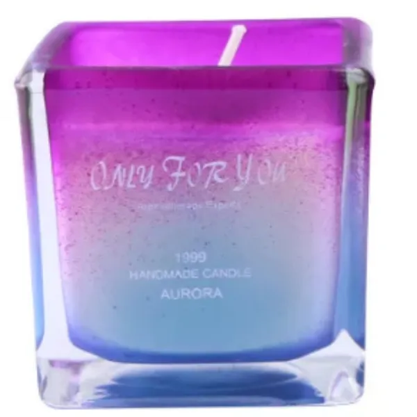 Square Rainbow Scented Candle