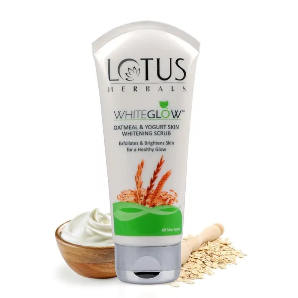 L0tus Herbals White Glow Oatmeal And Yogurt Scrub -100g