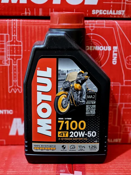 Motul Engine Oil / Motul Mobil 7100 20W50- 1.25Ltr