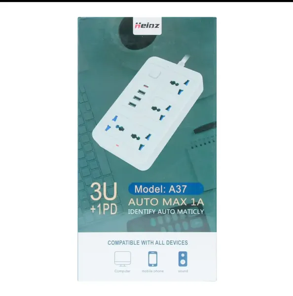 3U+1PD Auto Max 1A Heinz Multiplug