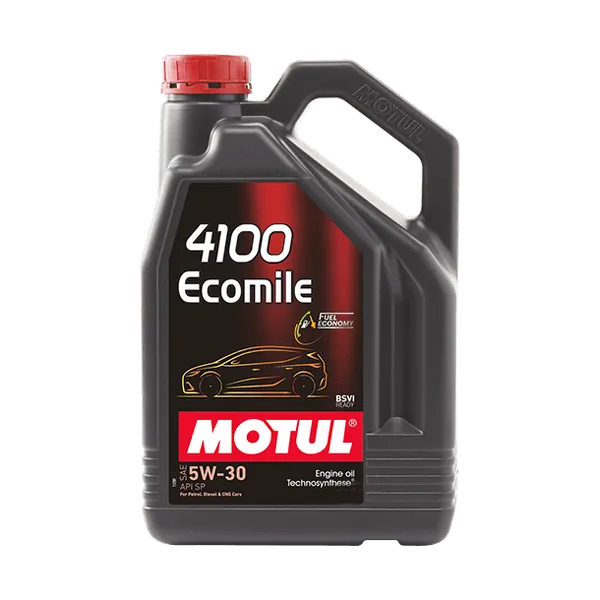 Motul 4100 Ecomile 5W30 3L | Technosynthese, API SP/CF ( Passenger Car Motor Oils)