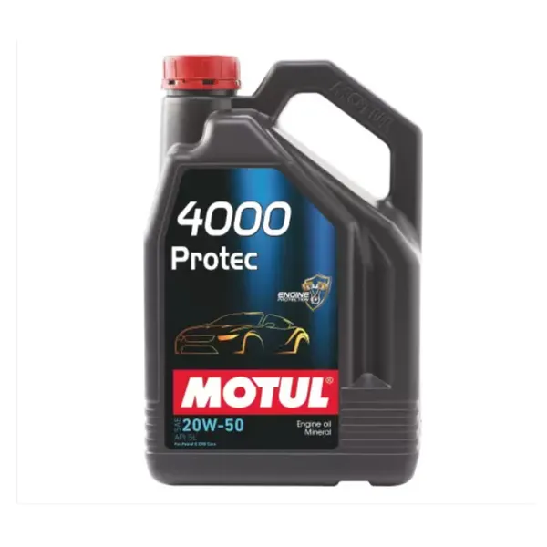 Motul 4000 Protec 20W50 4L | API SL( Passenger Car Motor Oils)