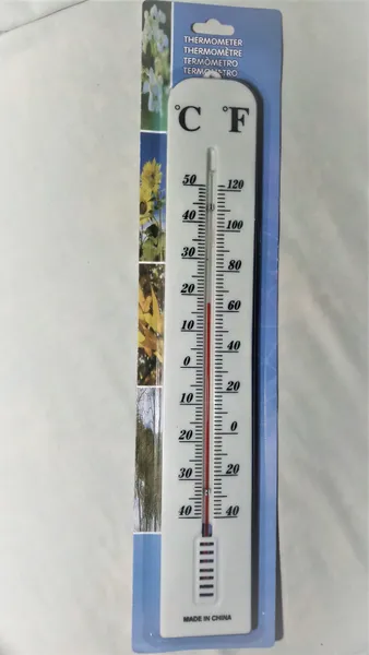 Hanging Vertical Indoor Temperature Showing Thermometer