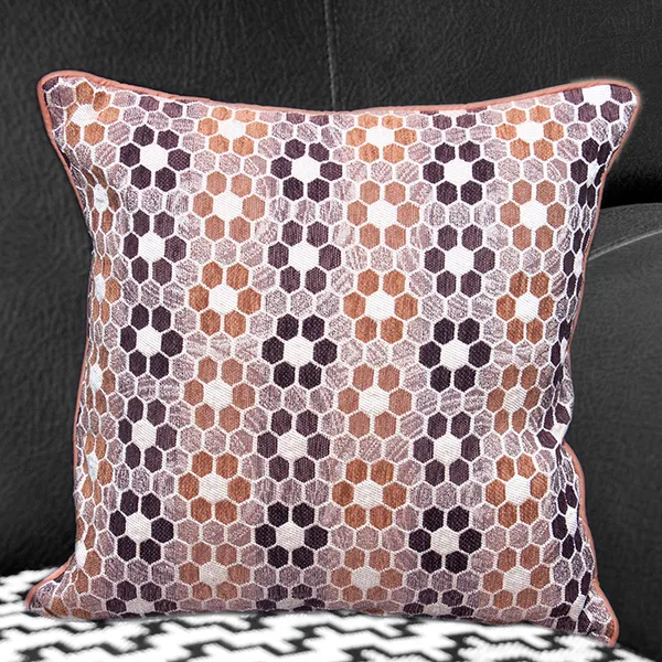 Set Of 5 Chenille Cushion Cover - 16 Inch X 16 Inch-1
