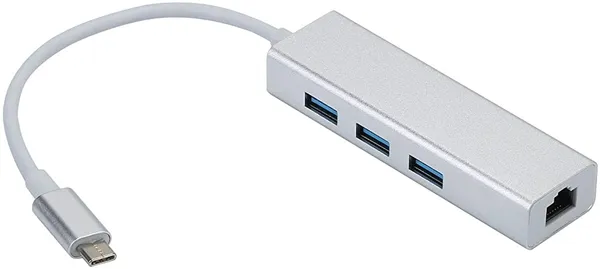 USB-C Hub With Type-C Ethernet Adapter