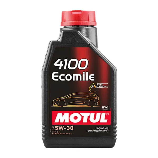 Motul 4100 Ecomile 5W30 1L | Technosynthese, API SP/CF ( Passenger Car Motor Oils)