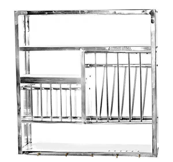 CHOICE Stainless Steel Wall Mounted Kitchen Utensils Dish Rack (24×24)