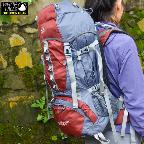 White peak Outdoor backpack Hiking Travelling and Trekking Bags 50L for Women