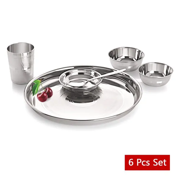 6 Pieces Bhojan Set
