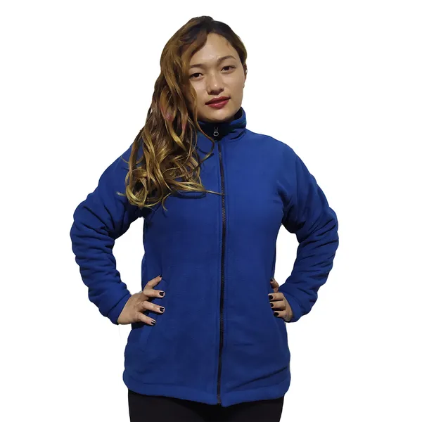 White Peak Trekking and Hiking Polar Hiking Fleece Double Sided Winter Jacket for Women