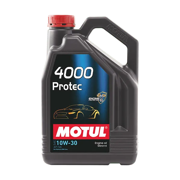 Motul 4000 Protec 10W30 5L | API-SN, ILSAC GF5( Passenger Car Motor Oils)