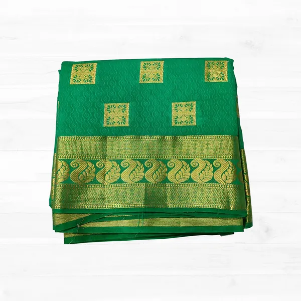 Beautiful Silk Saree With Embroidery Work