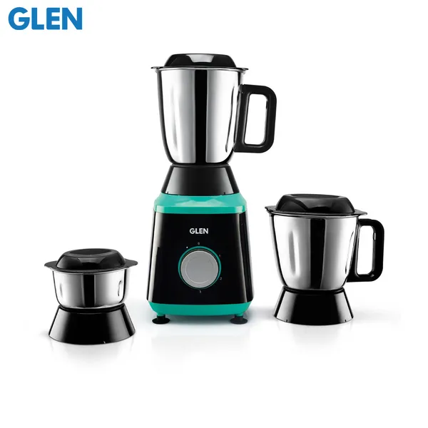Glen Mixer Grinder 750W 100% Copper Motor 3 Stainless Steel Jars