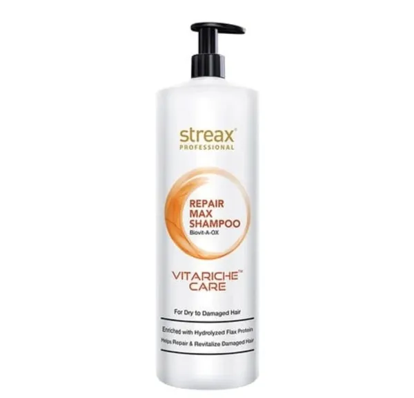 Streax Professional Vitariche care Repair Max Shampoo - 1500 Ml