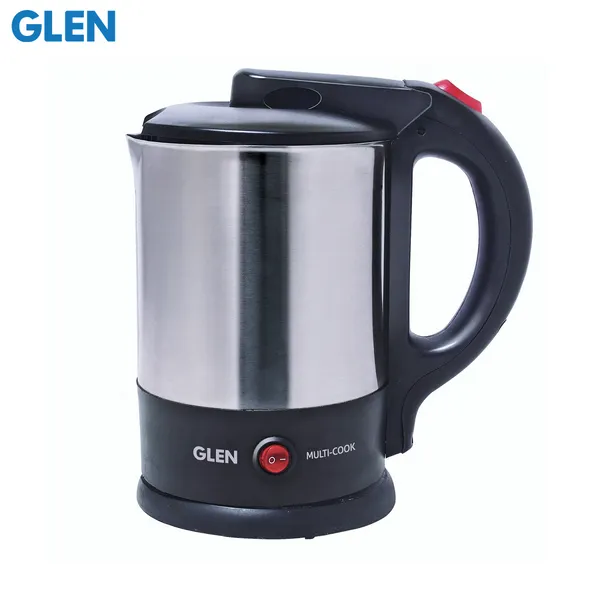 Glen Electric Kettle Multi-Cook Tea Maker Egg/Milk Boiler 1.5L Metal Pot 1500W