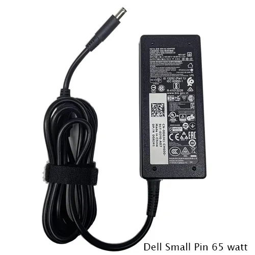 Replacement Power Adaptor For Dell 65 Watt Small Pin
