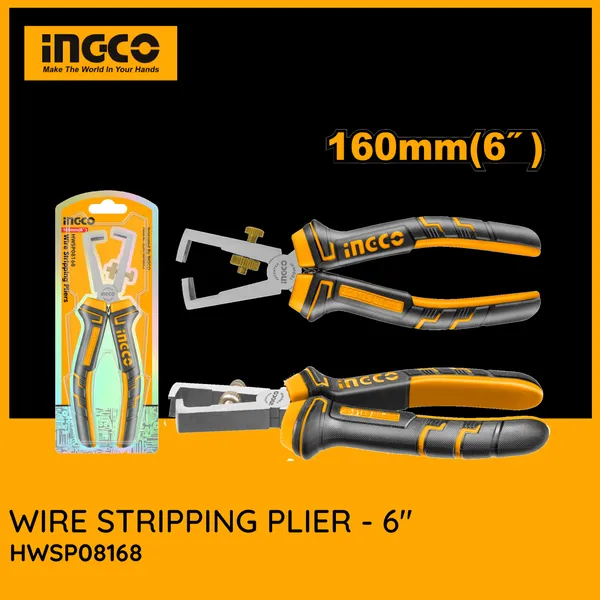 Ingco Wire Stripping Pliers 6" HWSP08168
