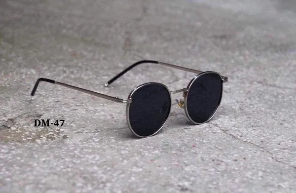 Top and Trendy Silver Metal Frame Round Sunglasses For Men