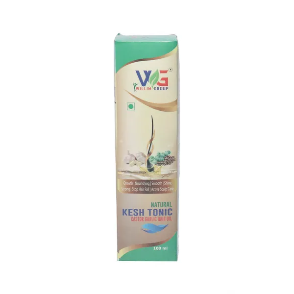 WG Natural Kesh Tonic Castor Garlic Hair Oil 100 ml