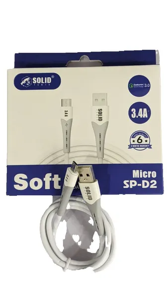 Quick Charge Soft Micro USB Data Cable - Support Fast Chargings