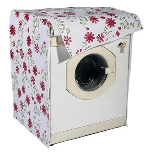 Washing Machine Cover 58 x 62 x 85 cm with Zip Botanic Decoration