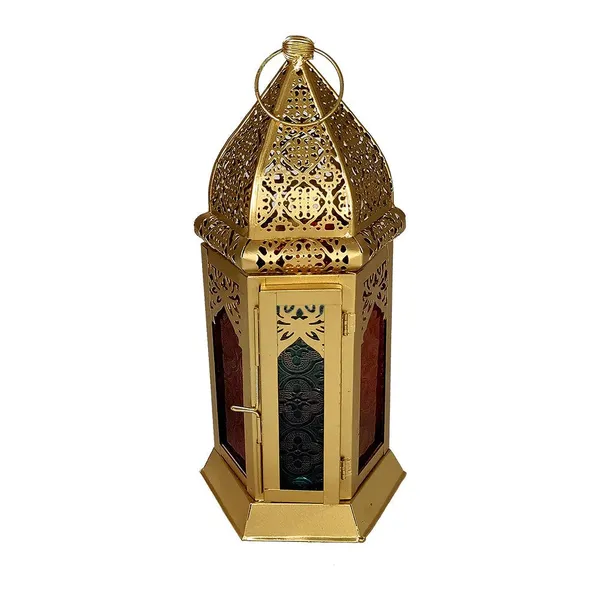 Colorful Moroccan Glass Lantern
