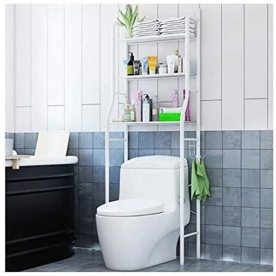 3 Layers Iron Toilet Towel Storage Rack