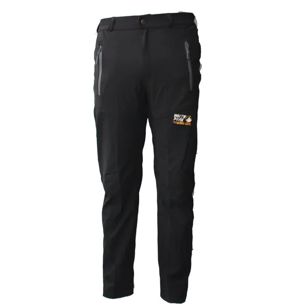 Solid Black Stretchable Trekking, Hiking, Outdoor Trouser for Men