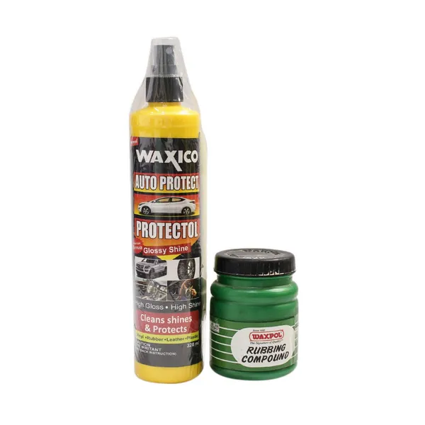 Combo Pack For Scooty, Rubbing Compound 200gm, Waxico Shiner 320ml