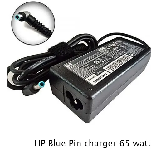 Blue Pin 65 Watt Replacement Charger For HP Laptop
