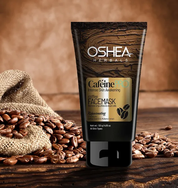 Oshea Herbals Cafeine Pro Intense Skin Awakening Coffee Face Mask (120 Gm)