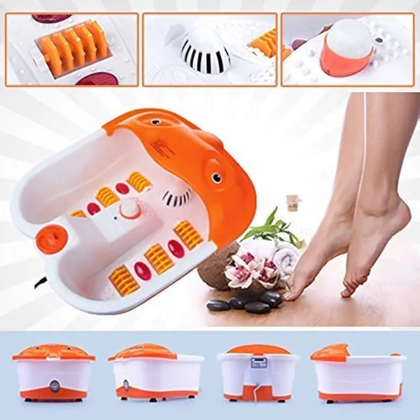 Electric Foot Spa Footbath Machine Full-automatic Massage Heating Roller Massager Safe Bucket Constant Basin Tool Health