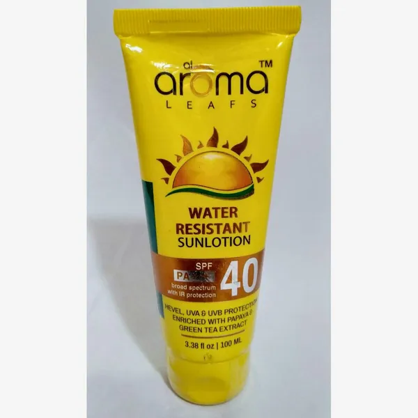 Aroma Leafs Water Resistant Sunlotion-SPF 40