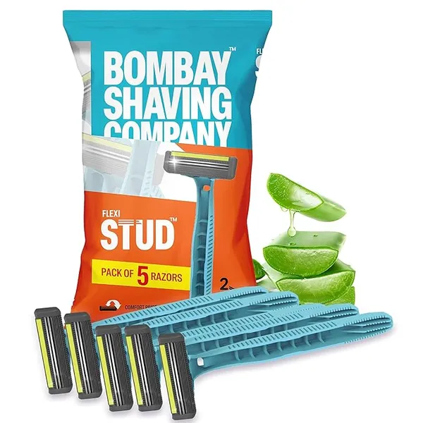 Bombay Shaving Company The Flexi Smooth Stud Razor Pack Of 5