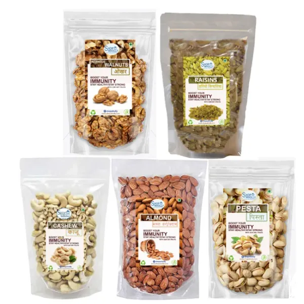 Dry Fruits Combo 200gm X 5