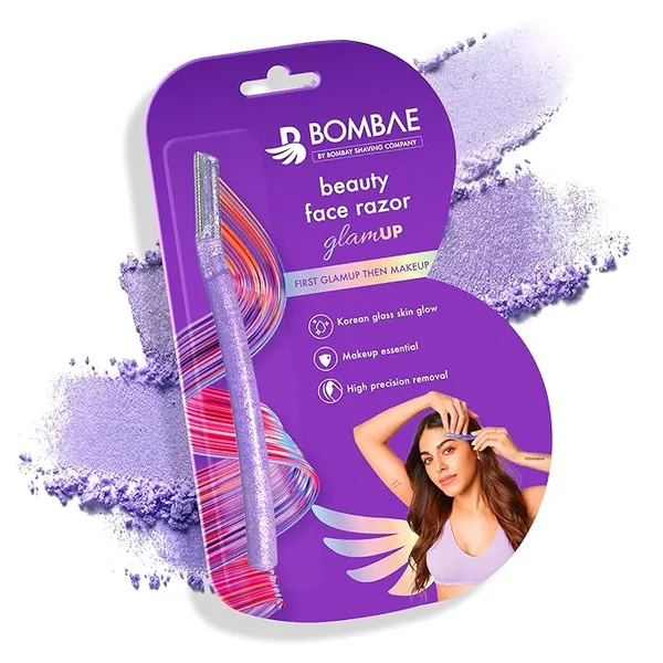 Bombae Glam-up Reusable Beauty Face Razor for Women Facial Hair (Pack Of 1)