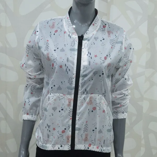AP Wear Women Multi Color Cool Summer Single Layer Light weighted Wind Breaker.