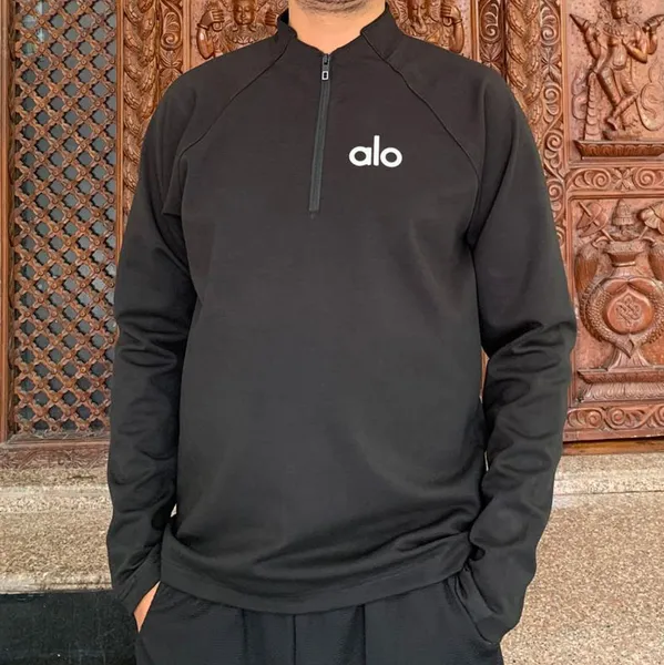 Quarter-Zip Full Sleeve Pullover For Men