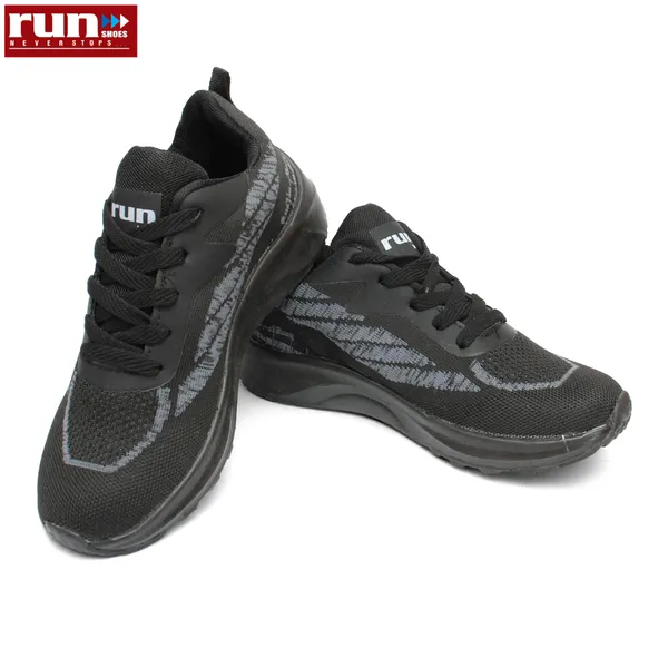 Run Shoes Black Color Running Shoes For Women (7135)