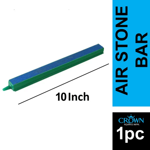 Air Stone Bubble Bar 10 Inch For Aquarium Fish Tank Aerator Pump Hydroponics Underwater Bubble Curtain Air Stick by Crown Aquatics