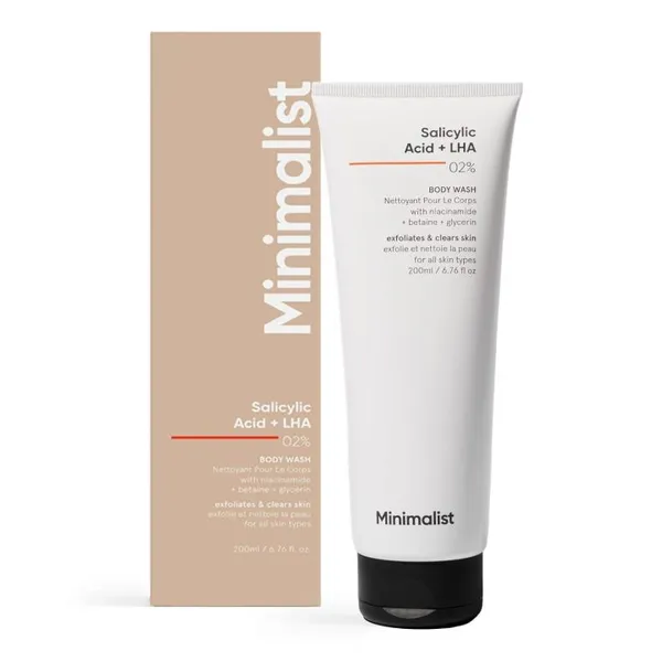 Minimalist 2% Salicylic Acid + LHA Body Wash 200ml